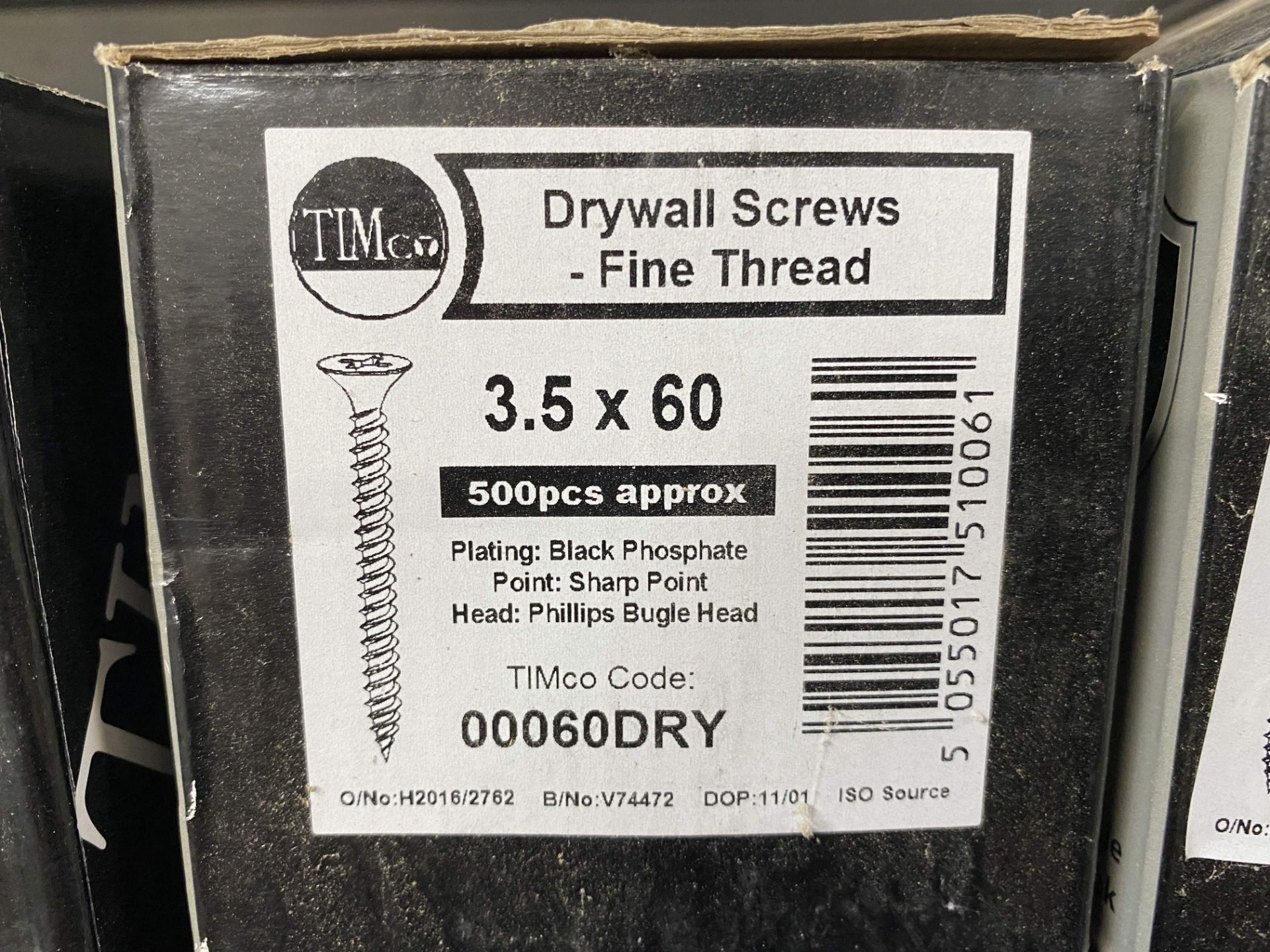 Large quantity of plasterboard screws. * - Image 2 of 3