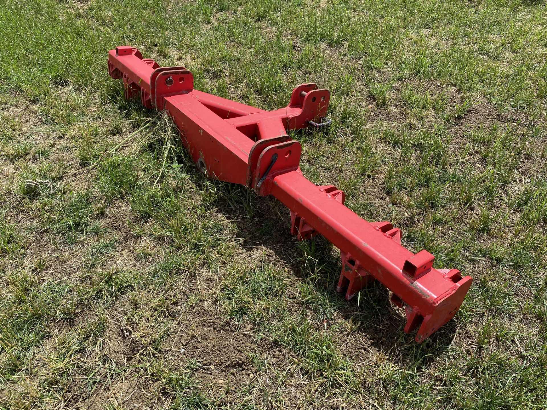 Linkage mounted frame for wheel track eradicator. To hold six tines. M - Image 2 of 4