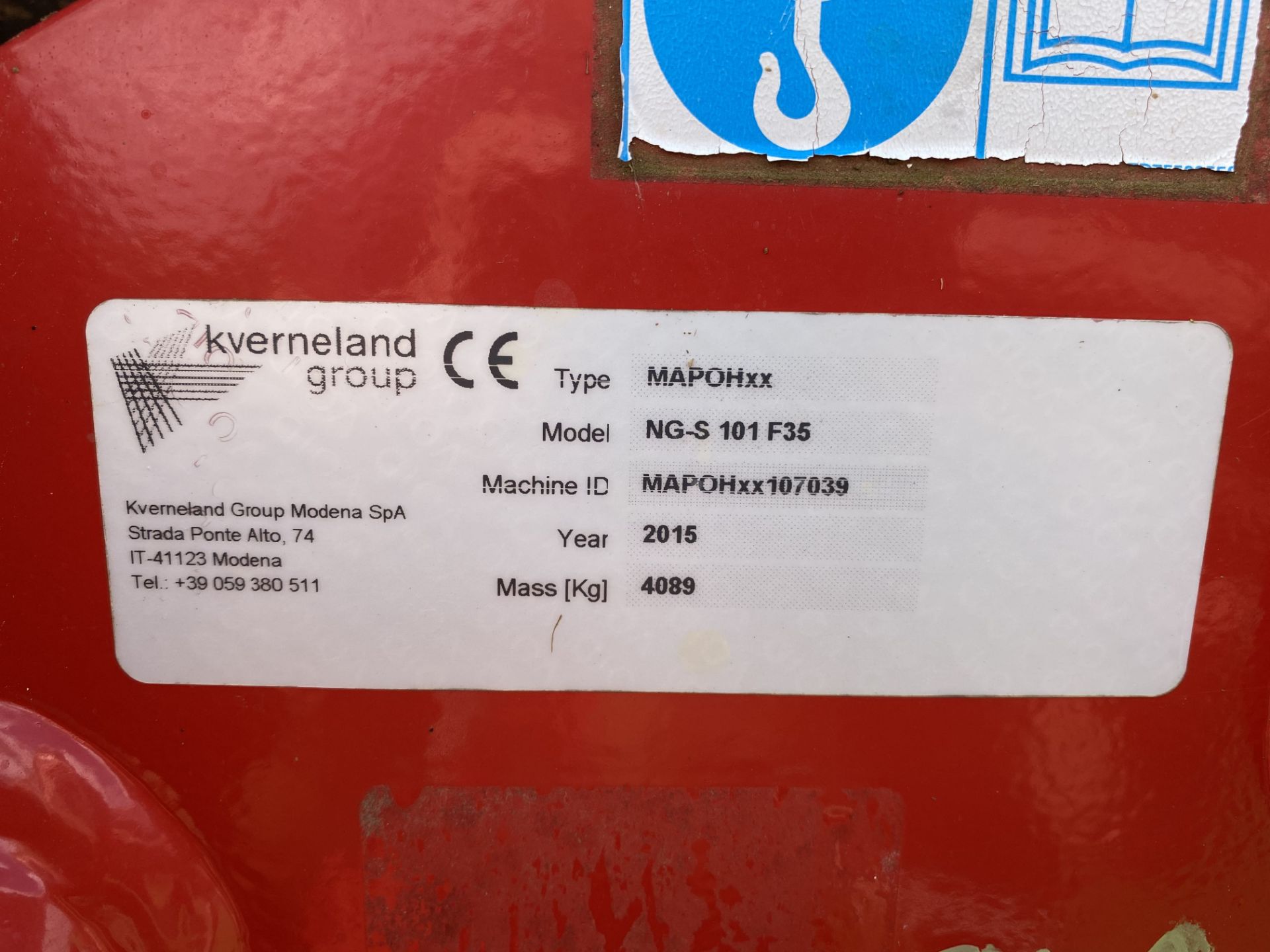 Kverneland NGS 1010 F35 6m hydraulic folding power harrow. - Image 17 of 17