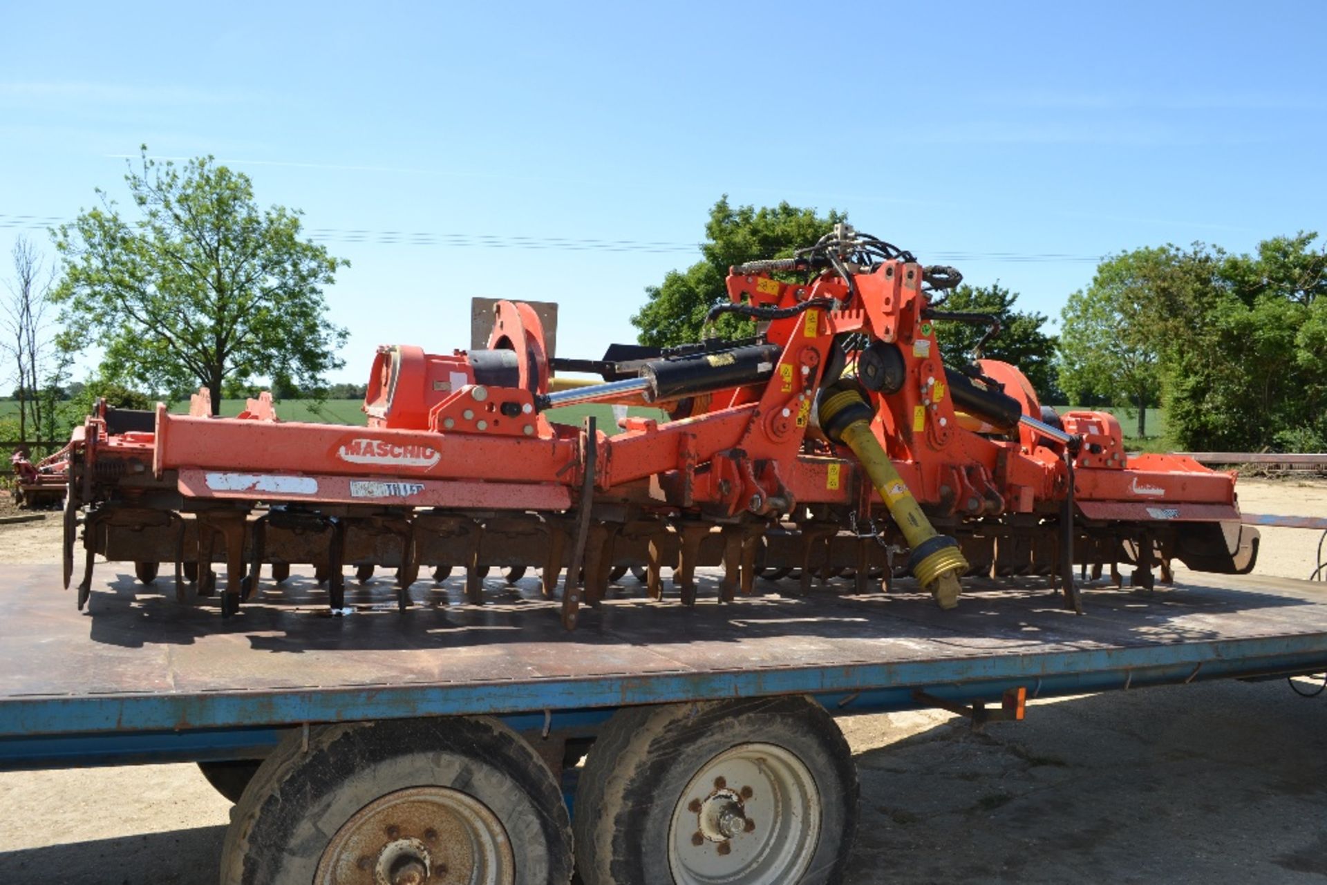 Maschio Recotiller 5m hydraulic folding power harrow. Model Erpice Aquila 5000. 2010. Serial - Image 22 of 22