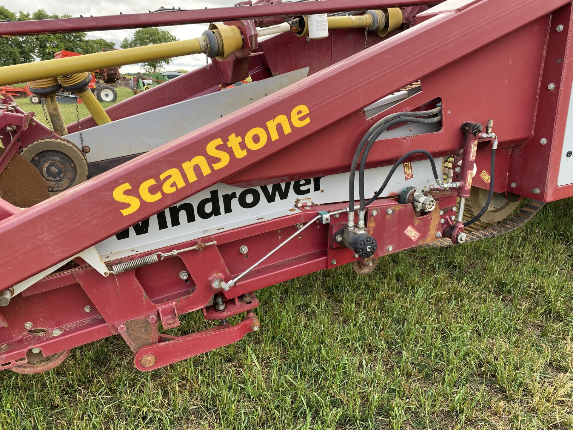 Scanstone trailed Windrower. Model WD17-2+5. 2014. Serial number 2030. Set for 72" beds. LM - Image 13 of 29