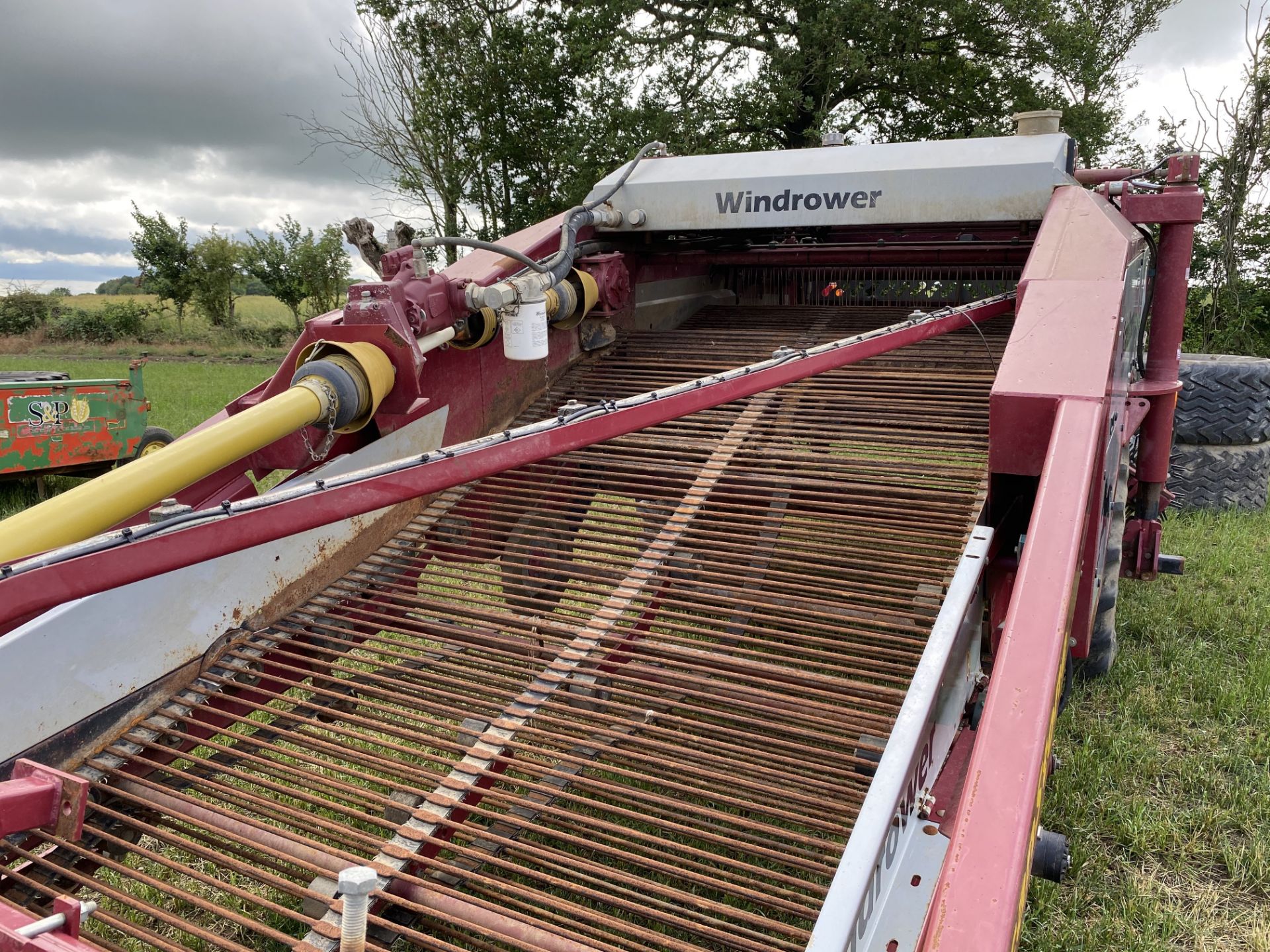 Scanstone trailed Windrower. Model WD17-2+5. 2014. Serial number 2030. Set for 72" beds. LM - Image 12 of 29