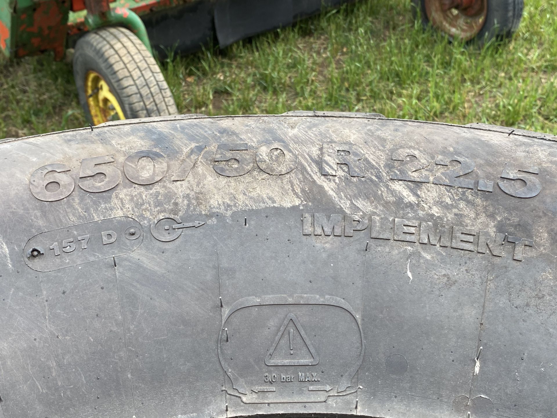 2x 650/65R22.5 trailer tyres. M - Image 6 of 8