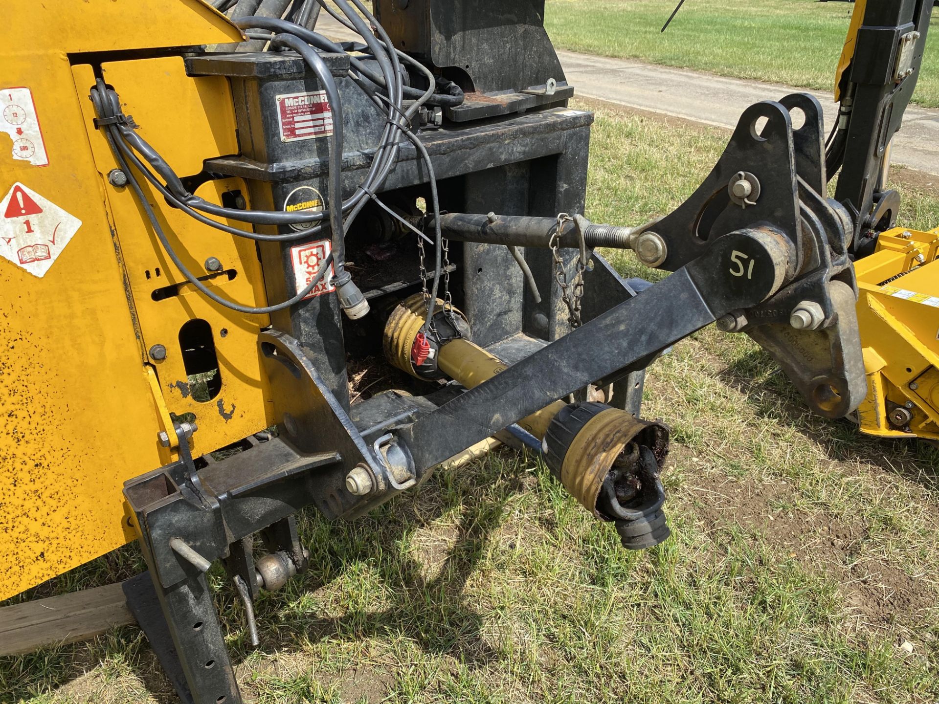 McConnel PA6565T linkage mounted hedge cutter. Machine number 6565924. 2014. Serial number M1435143. - Image 8 of 23