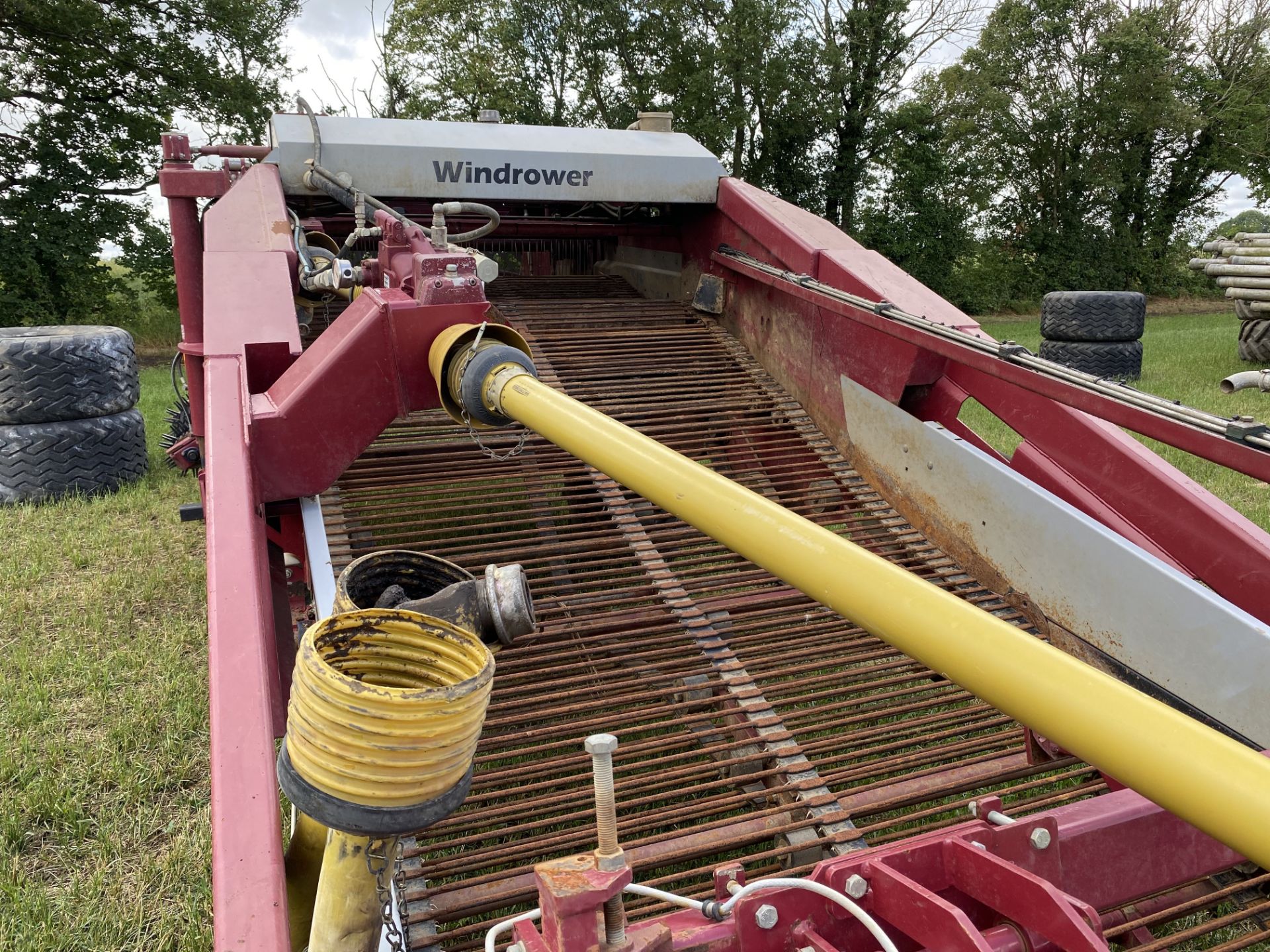 Scanstone trailed Windrower. Model WD17-2+5. 2014. Serial number 2030. Set for 72" beds. LM - Image 10 of 29