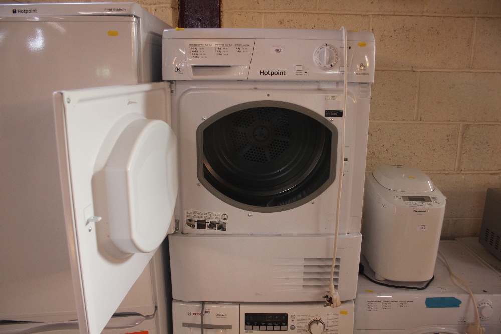 A Hotpoint Aquarius tumble dryer