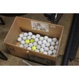 A quantity of golf balls