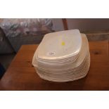 A quantity of retro Melamine plates