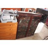 A 19th Century mahogany bookcase, the interior she