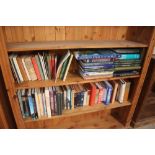 A large quantity of books including needlecraft, a