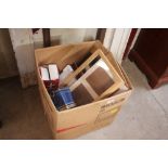 A quantity of various picture frames etc.