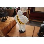 A Michelin man figure