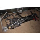 Three rear boot cycle racks