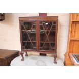 A small mahogany bookcase