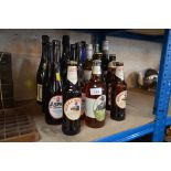 A collection of wine, cider and beer