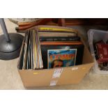 A box of records