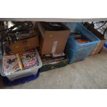 Six boxes of various books, Ipswich Witches and ot
