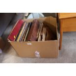 A box of records