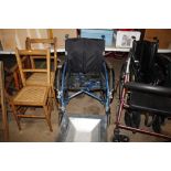 A wheel chair