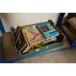 A box of children's books and annuals