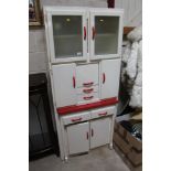 A mid-20th Century kitchen cabinet