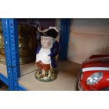 A Staffordshire style Toby jug