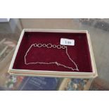 A Zales diamond set necklace