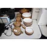 A quantity of Denby dinnerware