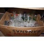 A quantity of various decorative glassware