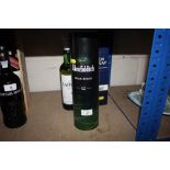 A bottle of Glenfiddich Special reserve; a bottle