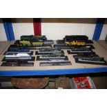 A quantity of model trains
