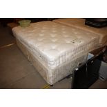 A divan bed and Sleepeezee mattress