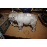 An Austrian pottery elephant figure