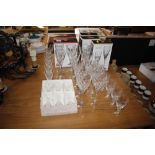 A quantity of various glassware - some boxed
