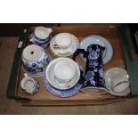 A box of various china