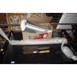 Two kindling choppers; cooker hood ventilation kit