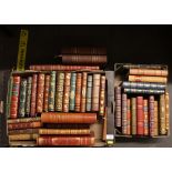 A large quantity of French antique fine bindings