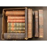 Ten volumes of antiquarian books, including History of Somerset, History of Essex, Historic