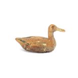 An Antique wooden decoy duck