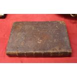 An 18th Century leather bound book of Common Prayer