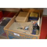 A box of Airfix and other model soldiers
