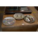 Three Royal Doulton cabinet plates "Maritime Provi