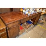 A 19th Century mahogany twin pedestal sideboard