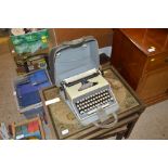 A Remington portable typewriter