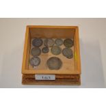 A box of Victorian and later coinage