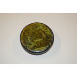 A 19th Century papier maché snuff box