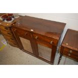 A 19th Century mahogany side cabinet fitted two dr