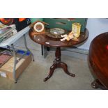 A 19th Century mahogany tilt top table