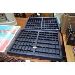 Two printers trays