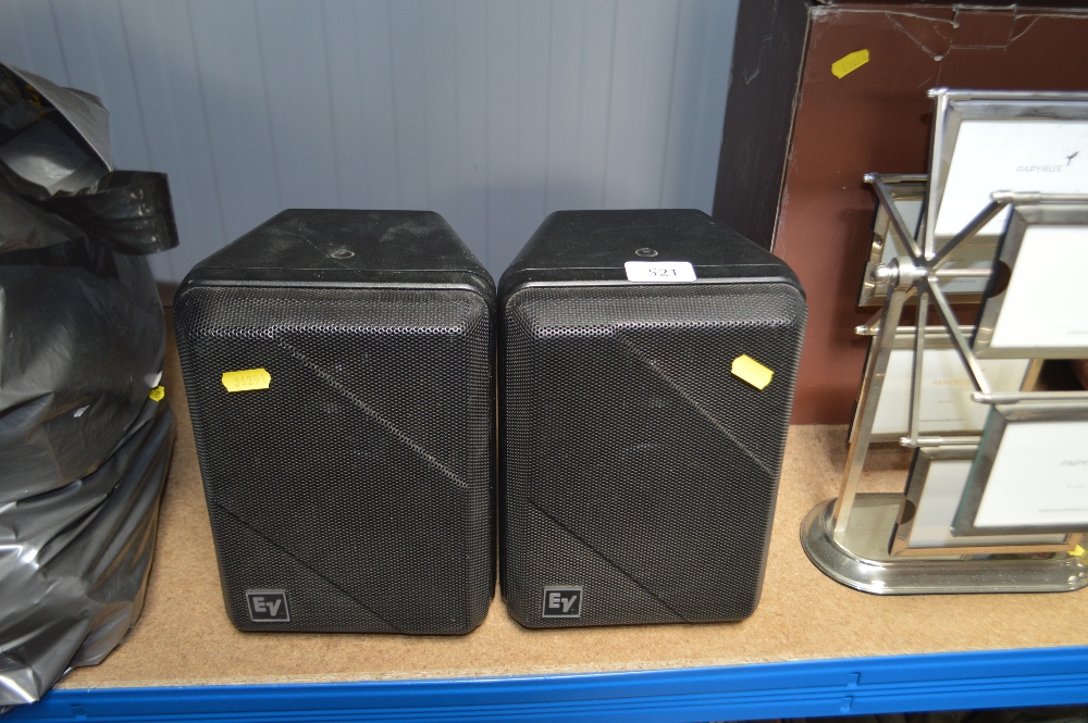 A pair of Eve speakers